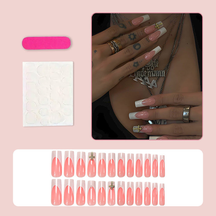 Acrylic nail set with elegant accents and glamorous designs Kalsten