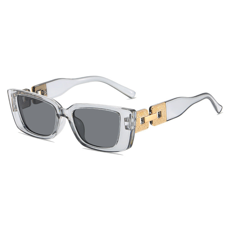Oversized Square Frame Sunglasses with Glamorous Accent Kalsten