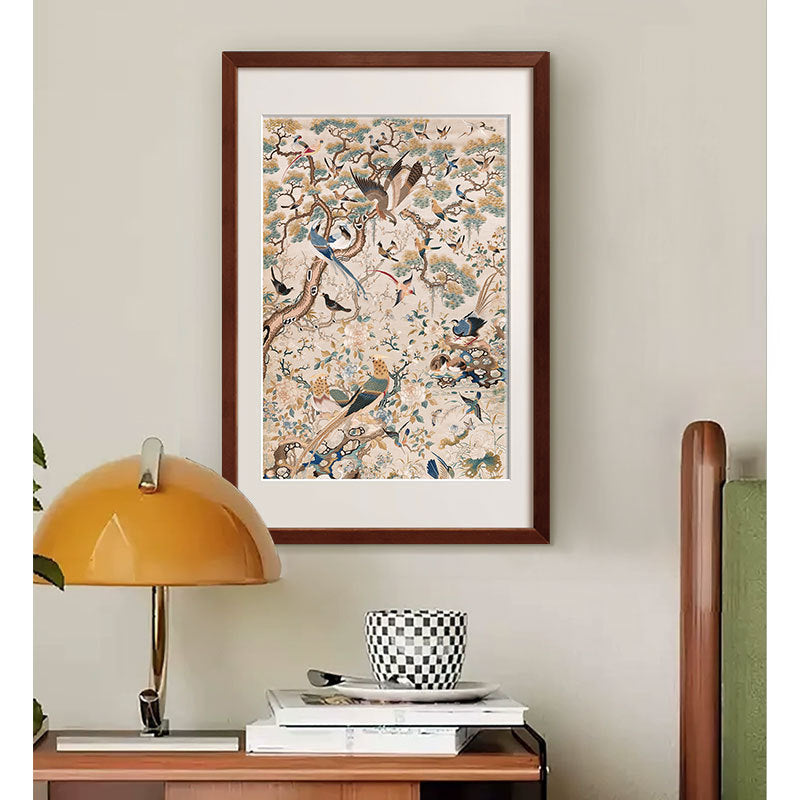 Framed nature-inspired artworks