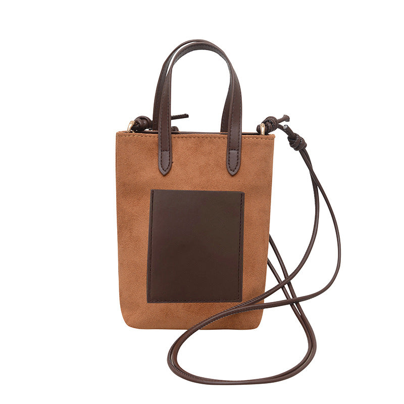 Miniature Vegan Leather Crossbody Bag
