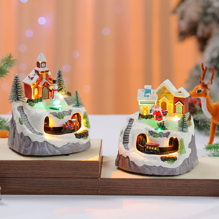 Decorative Light-Up Christmas Village Display Kalsten
