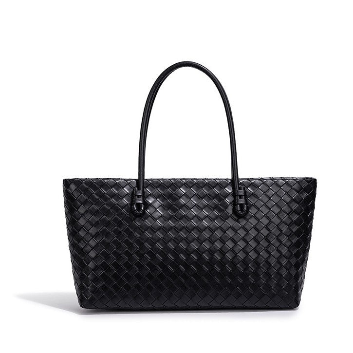 Woven Leather Tote Bag Kalsten