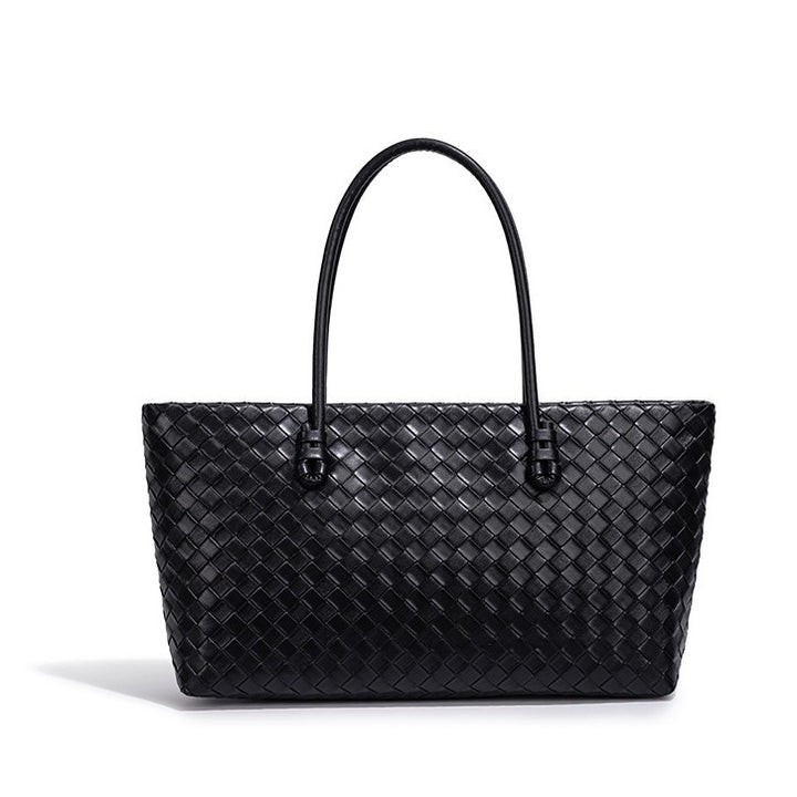 Woven Leather Tote Bag Kalsten