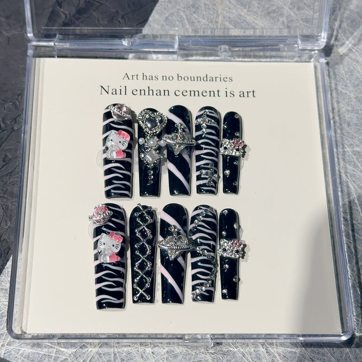 Decorative 3D Press-On Nail Tips