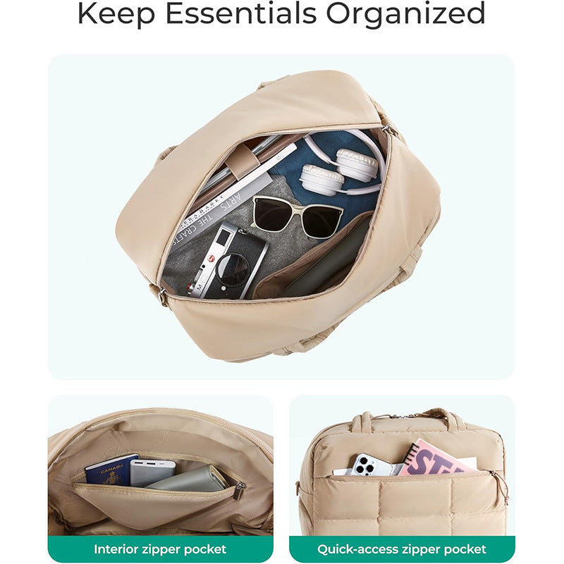 Multifunctional Sports Bag with Integrated Shoe Compartment Kalsten