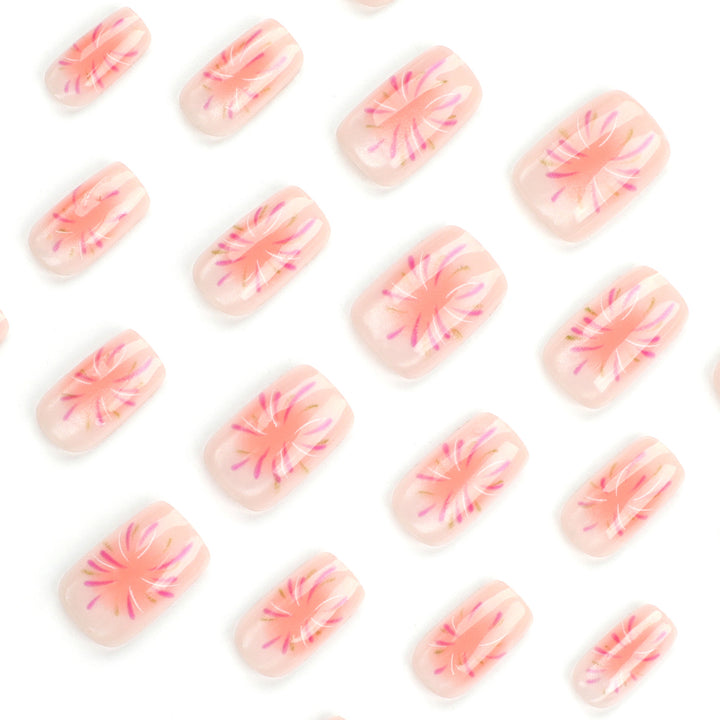 Artificial nail art with sparkling accents and special design Kalsten