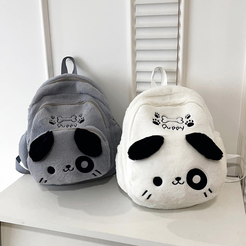 Plush backpack with dog design Kalsten