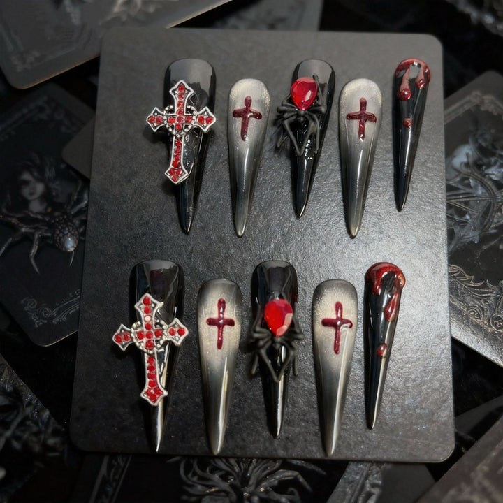 Artistic Press-On Nails