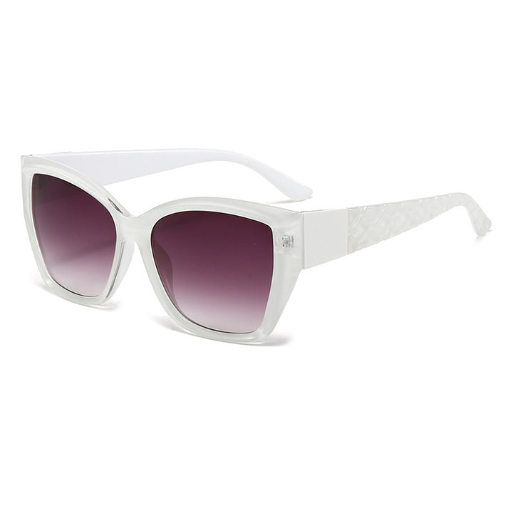 Ladies Oversized Cat-Eye Sunglasses with Stylish Accents Kalsten