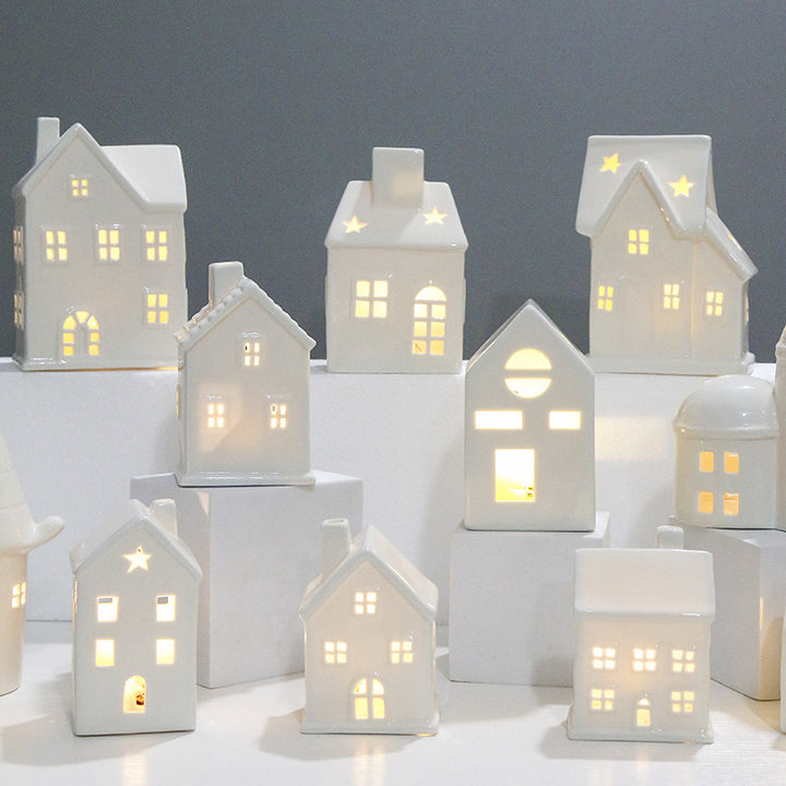 Ceramic House-Shaped Night Light Kalsten