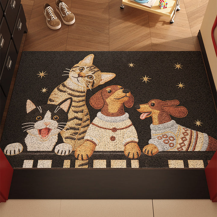 Dog-Themed Decorative Doormat