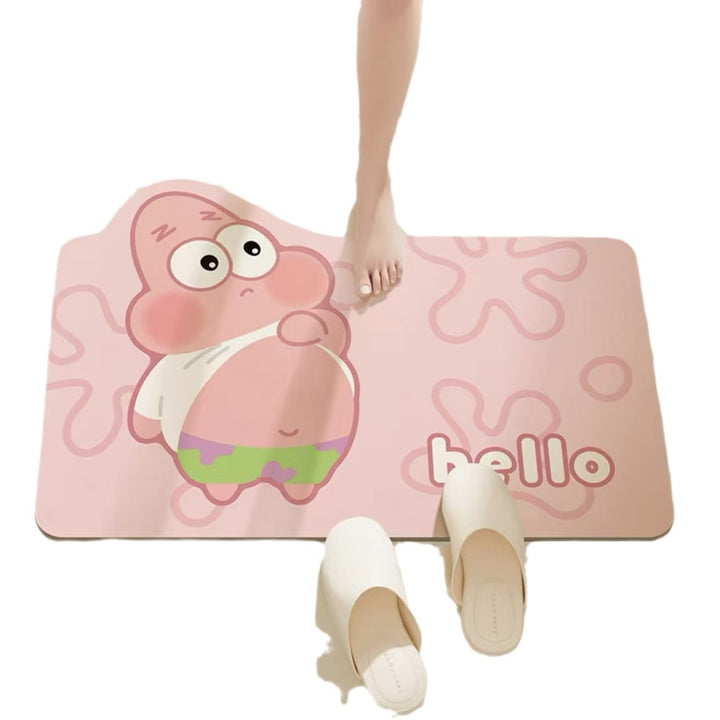 Cartoon Character Themed Bath Mat Kalsten