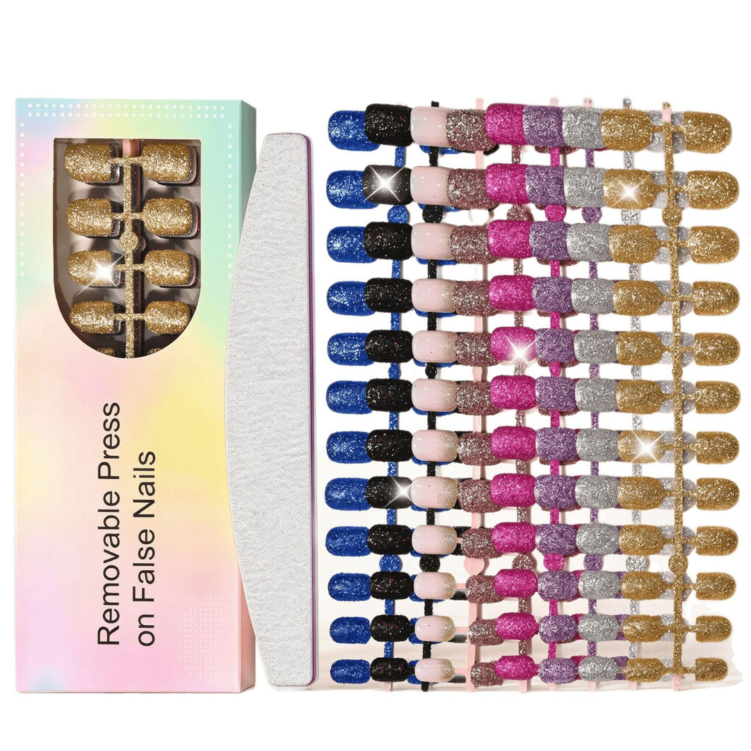 Sparkling Press-On Nail Set Kalsten