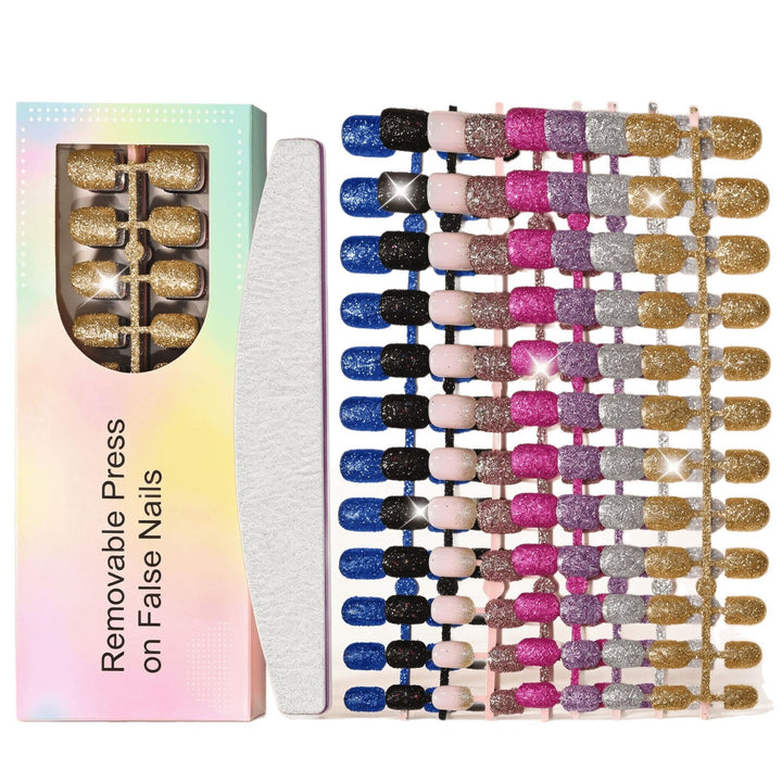 Sparkling Press-On Nail Set Kalsten