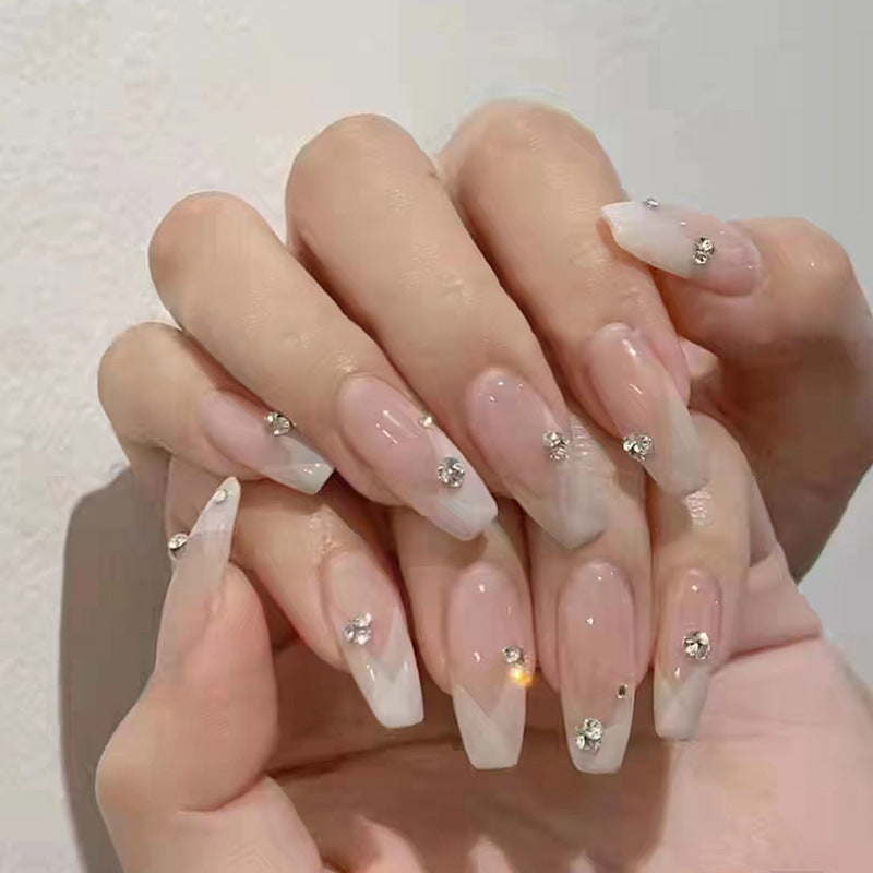 Elegant Almond-Shaped Nail Extensions