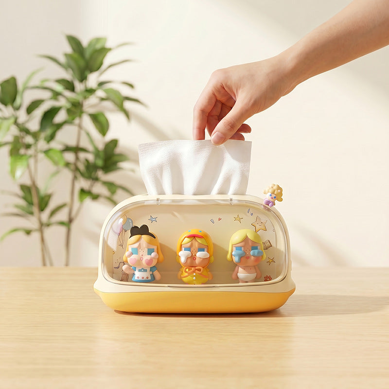 Whimsical Tissue Box Holder with Character Design Kalsten