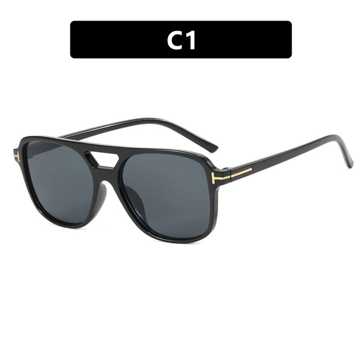 Women trendy square sunglasses with detailed frame Kalsten