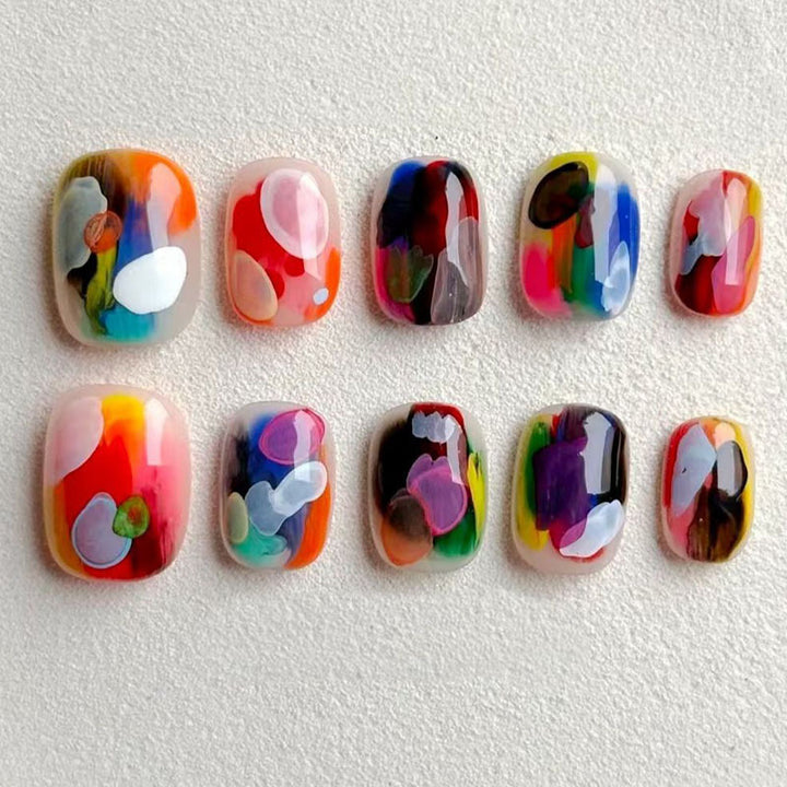 Playful Artistic Nail Art Design Set Kalsten