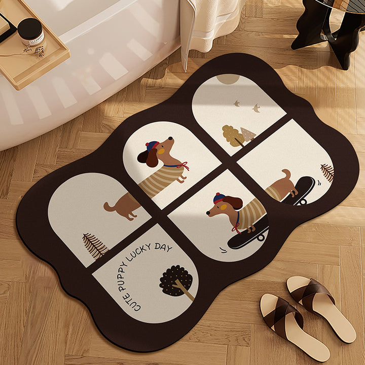Bathroom Mat for Home Bathroom Floor Decor