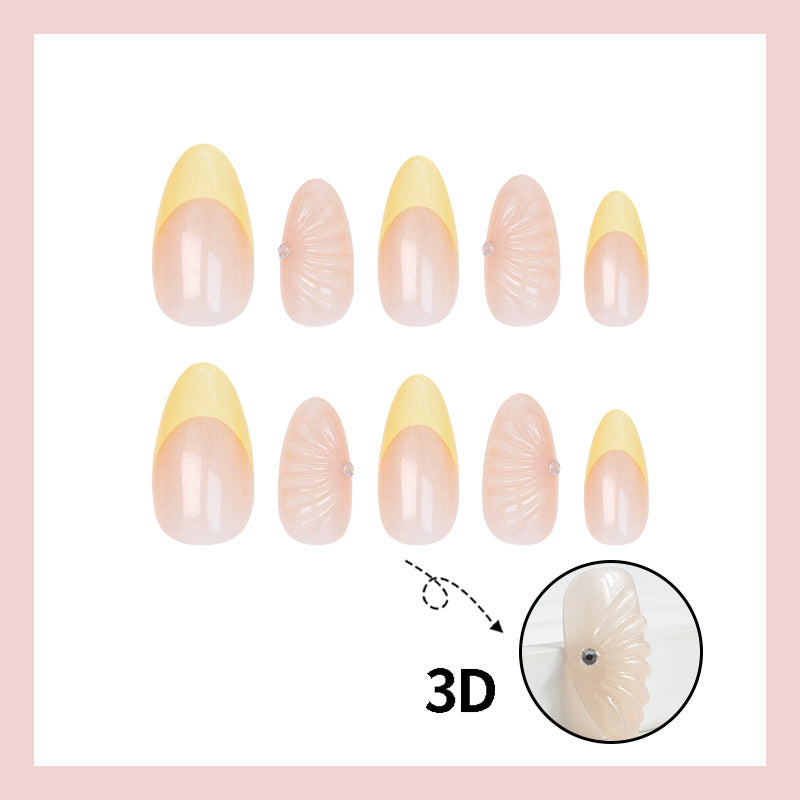 Nail art set with unique shell designs Kalsten