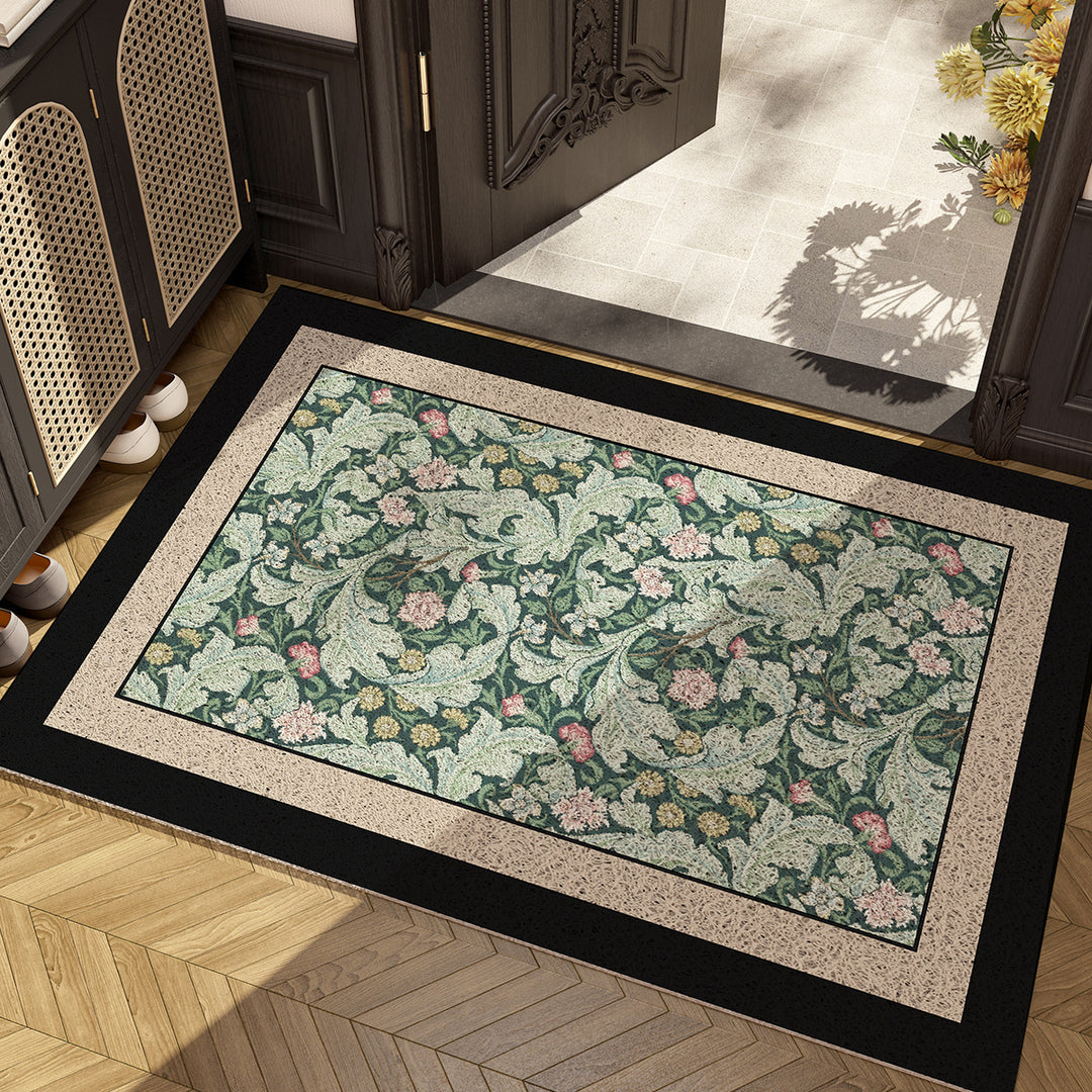 Floral Pattern Area Rug Kalsten