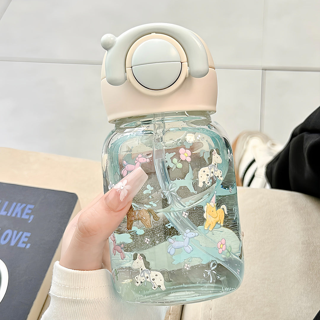 Women's funny drinking bottle with cute animal motif Kalsten