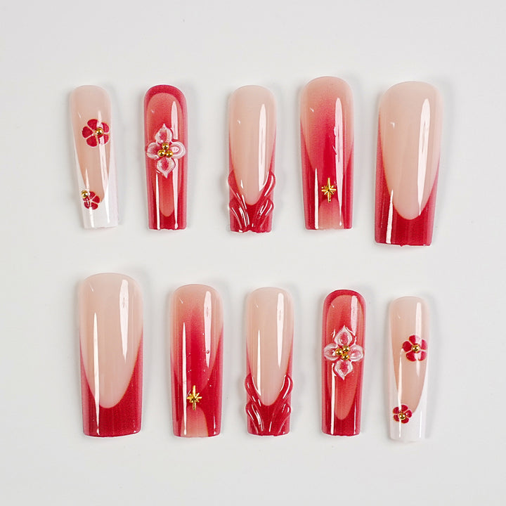Premium Decorative Press-On Nail Art Collection