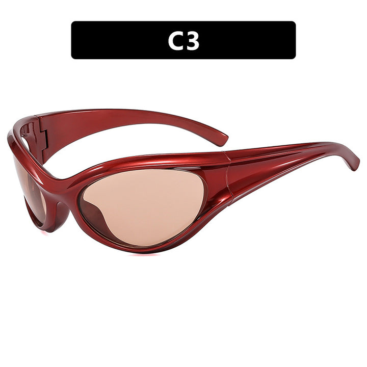 Women sporty sunglasses with aerodynamic design Kalsten