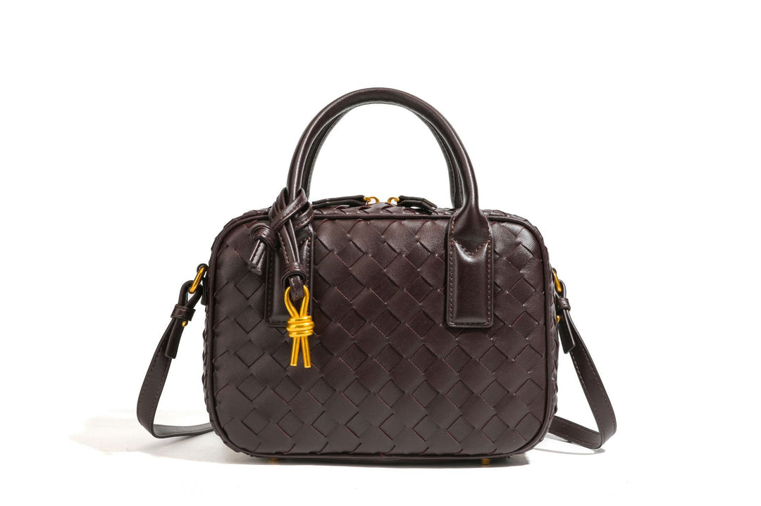 Textured Leather Boutique Handbag Kalsten