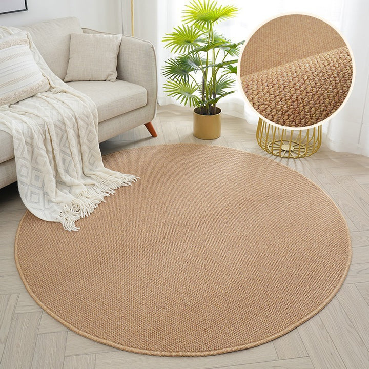 Round Textured Area Rug Kalsten