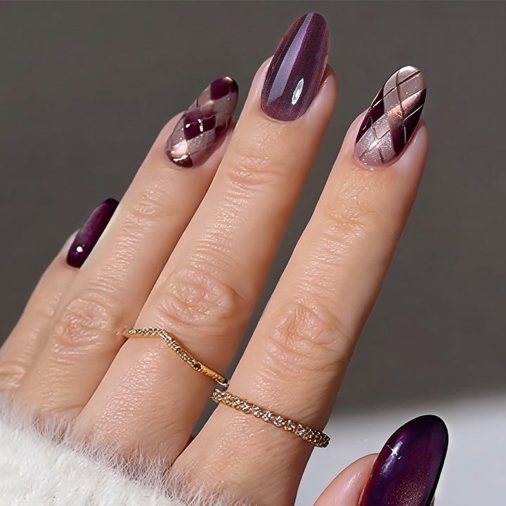 Elegant Chic Press-On Nail Art Set Kalsten