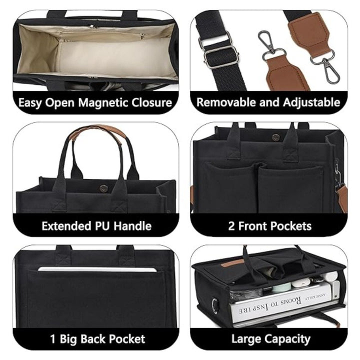 Elegant tote bag with practical compartments Kalsten