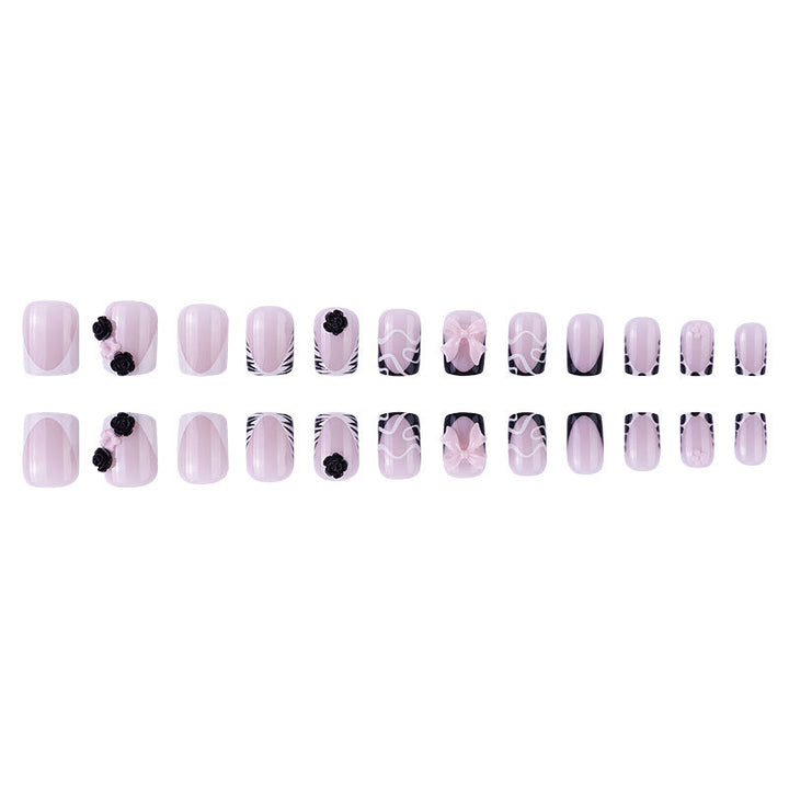 Artistic Press-On Nail Art