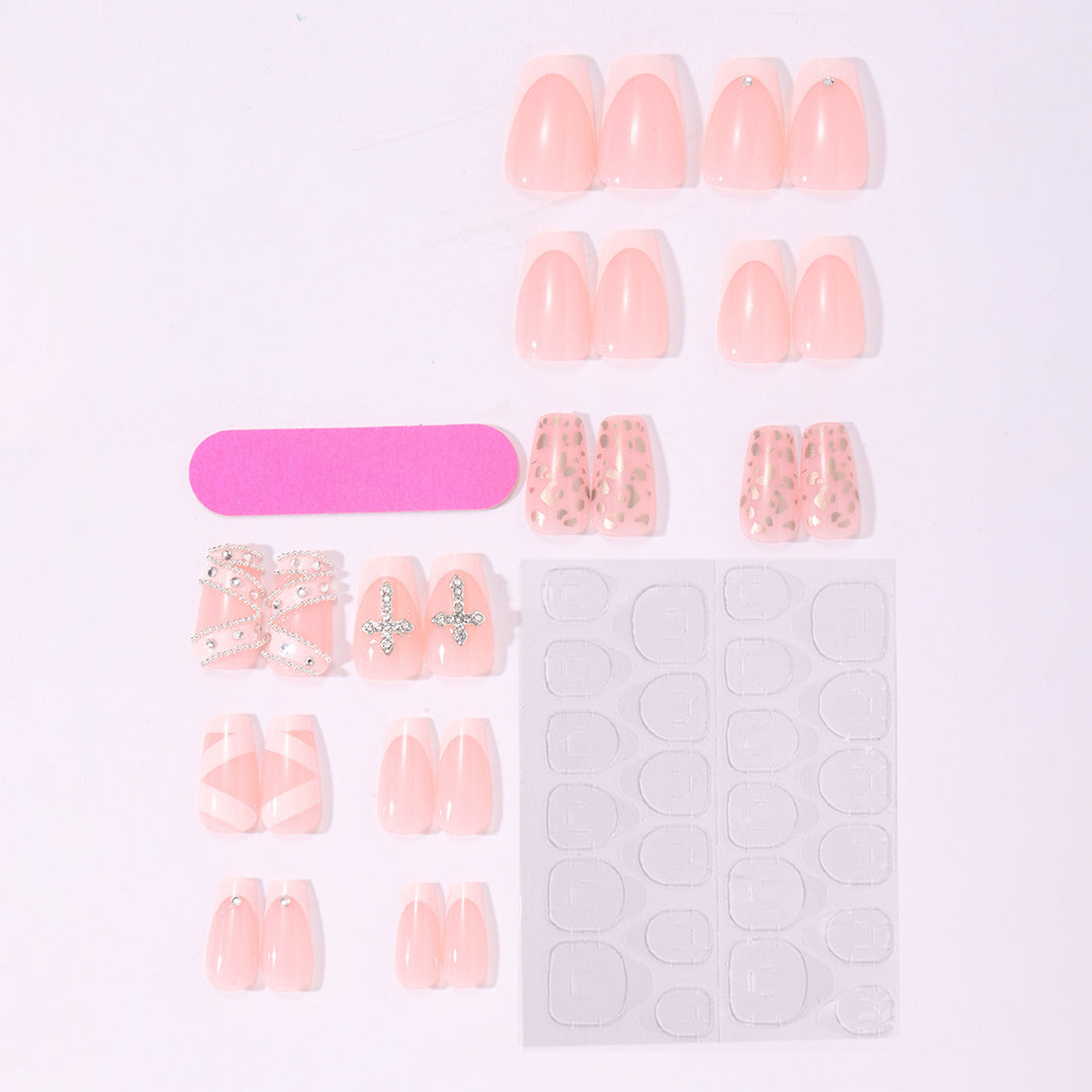 Elegant Nail Art with Glitter Design Kalsten