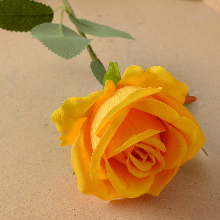 Realistic Silk Rose Decoration