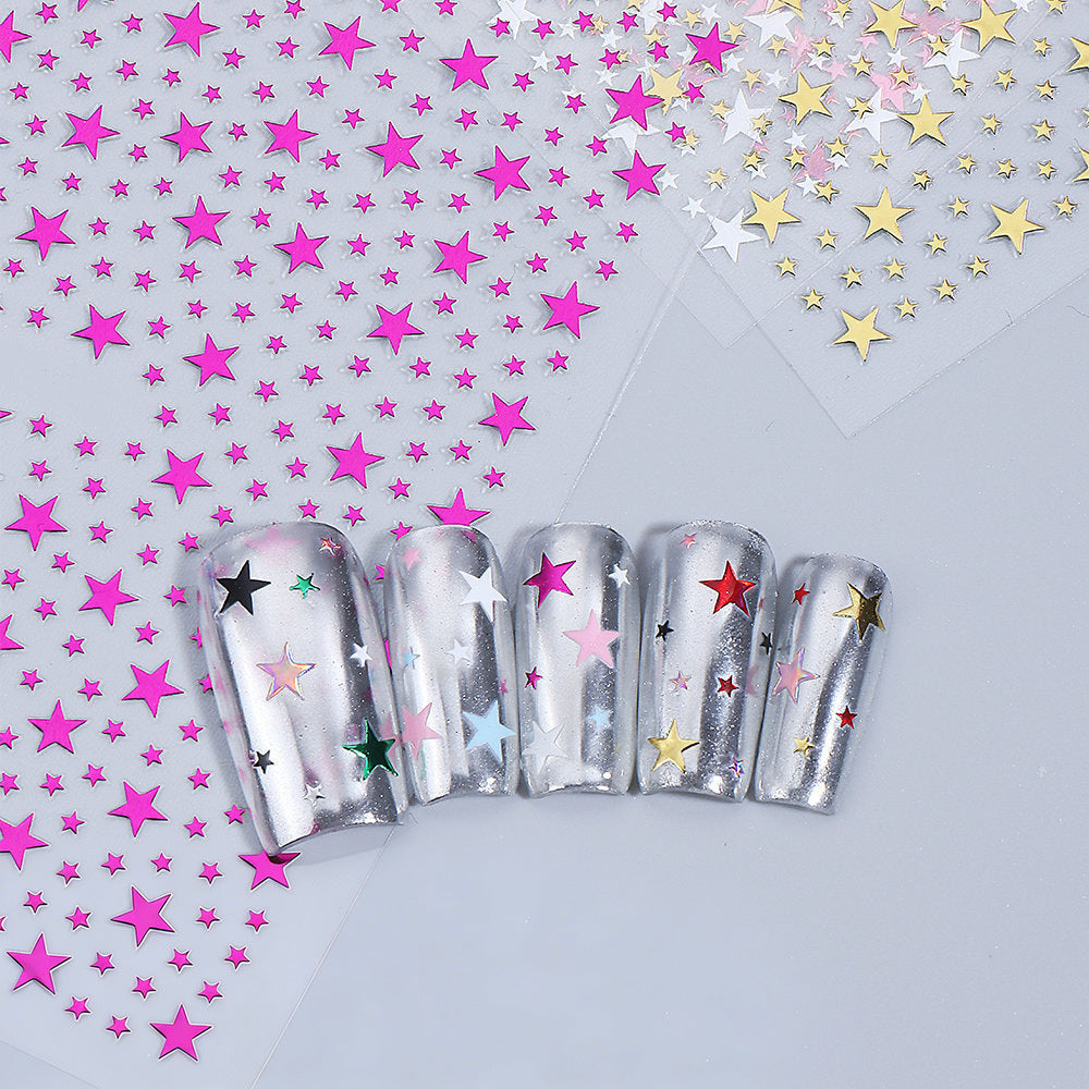 Star-Themed Nail Art Decal Set