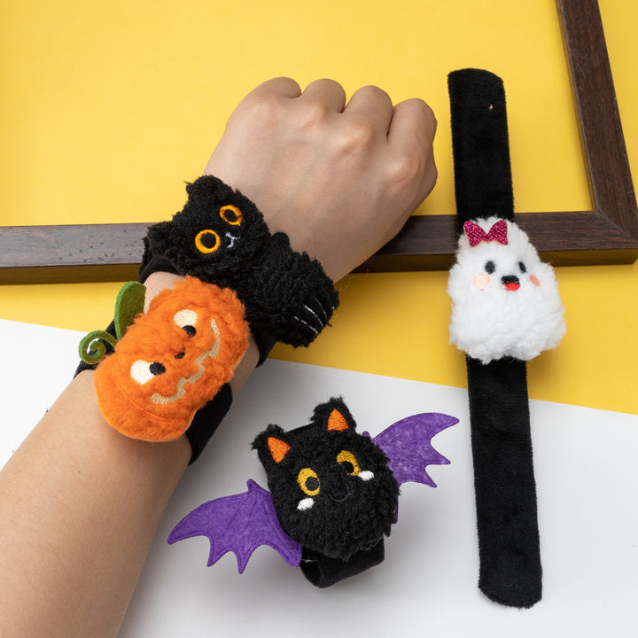 Playful plush headband with cute bow character
