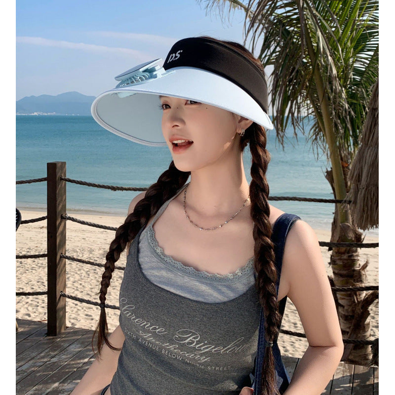 Adjustable sun visor with extra wide brim and breathable headband Kalsten