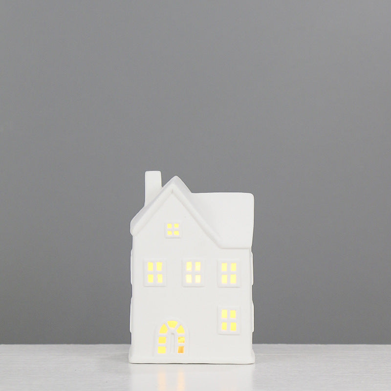 Decorative Ceramic House Lantern Kalsten