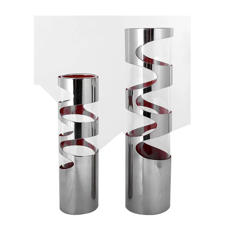 Modern Decorative Spiral Sculpture