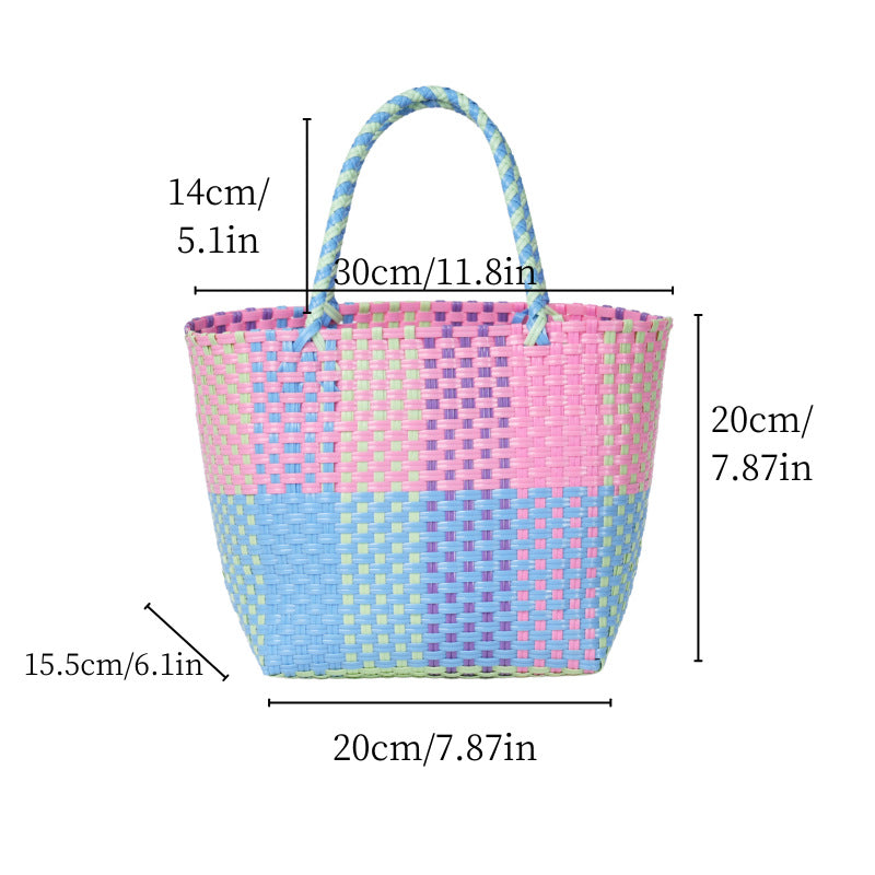 Colorful basket bag Kalsten