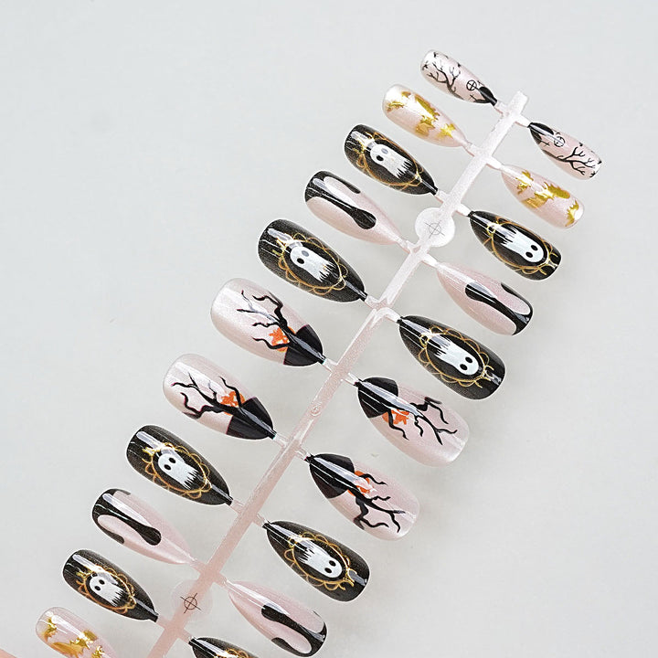 Halloween-Inspired Decorative Press-On Nail Set Kalsten