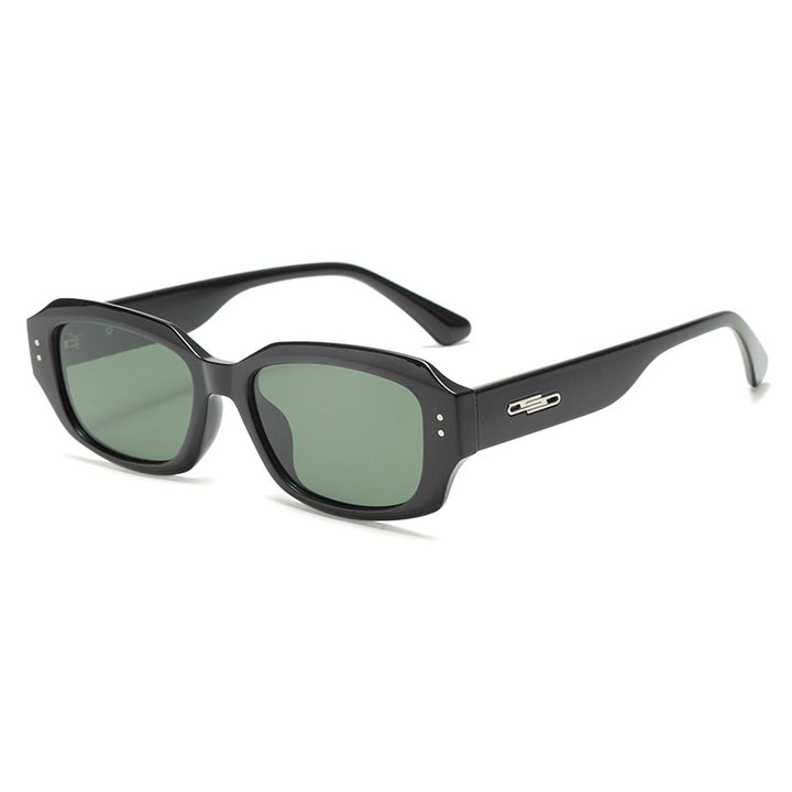 Women fashionable square sunglasses with innovative transparent frame Kalsten