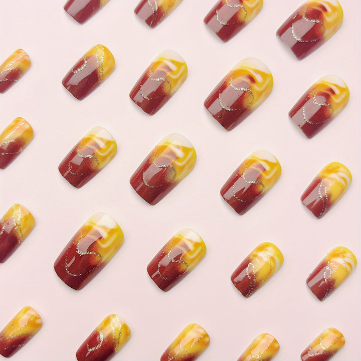 Marble Design Nail Art Kalsten