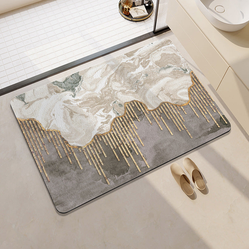 Fun Citrus-Themed Bath Mat Kalsten