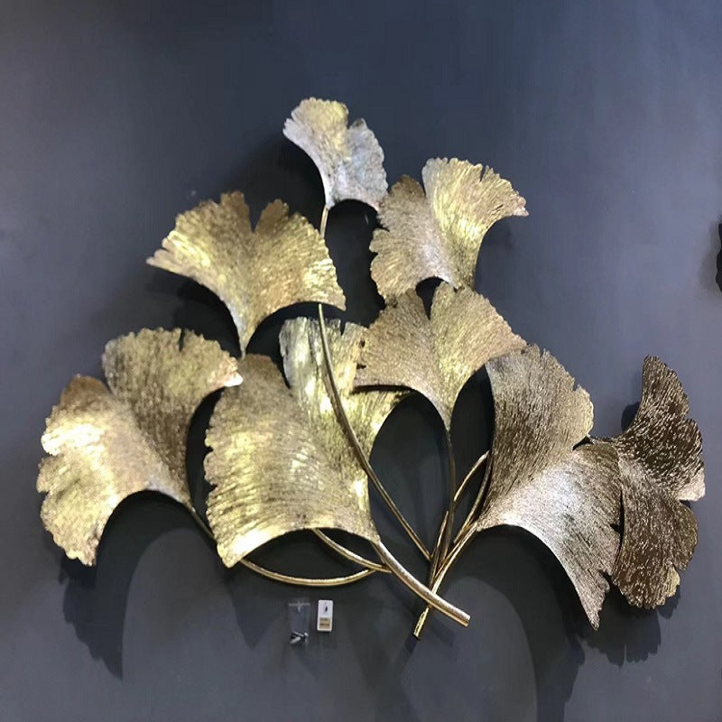 Decorative Ginkgo Leaf Wall Art Sculpture Kalsten