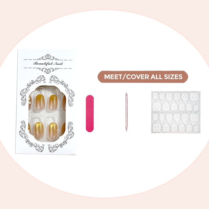 Floral Gradient Press-On Nail Set Kalsten