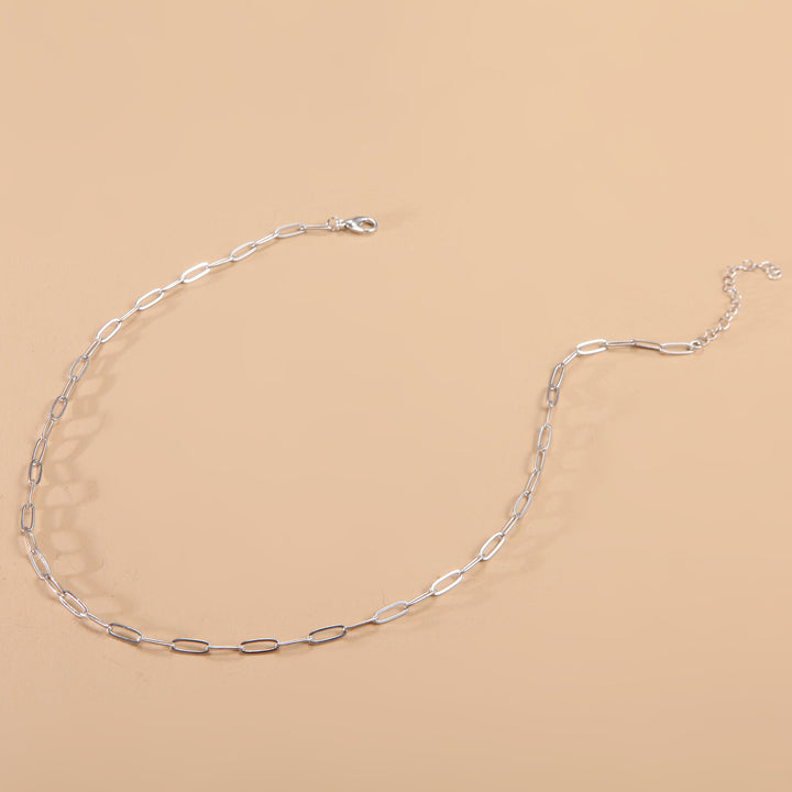 Sleek Long Link Chain Necklace Kalsten