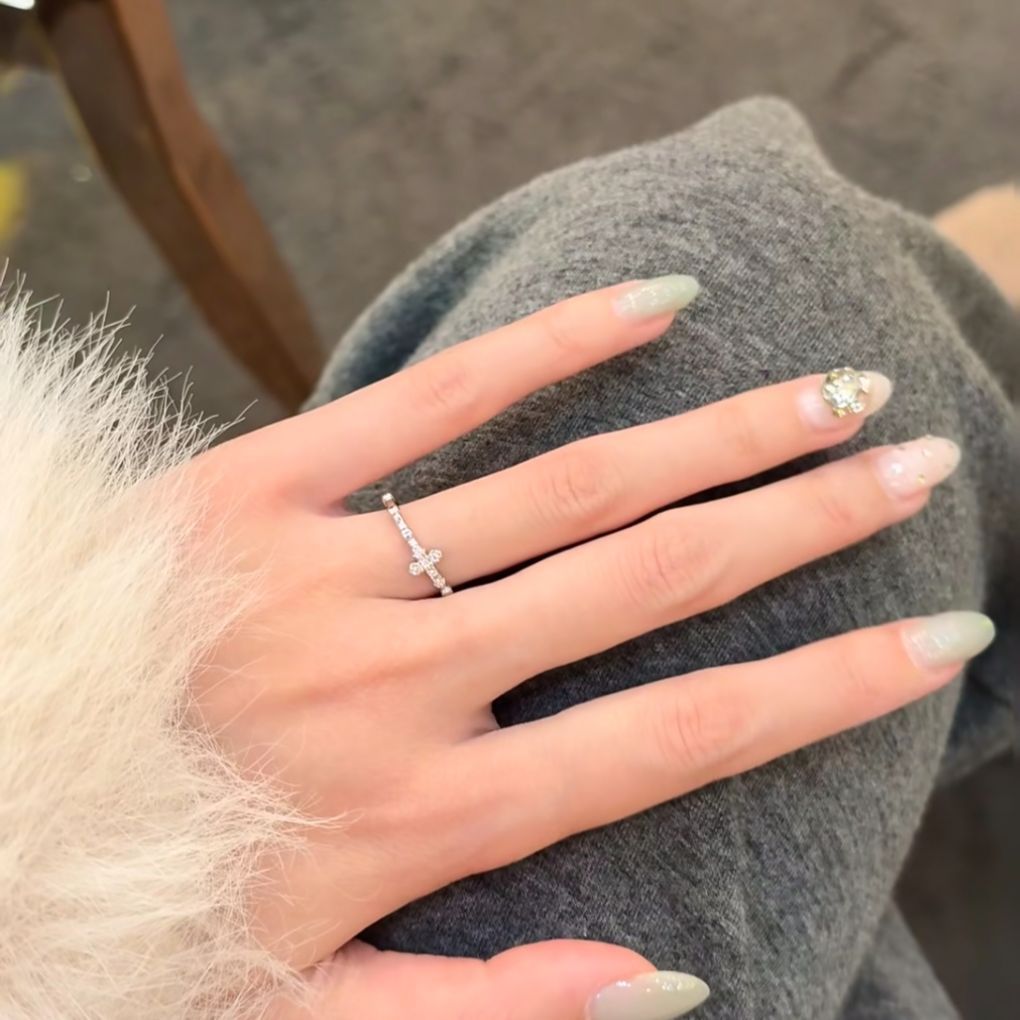 Dazzling Crystal Accent Fashion Ring