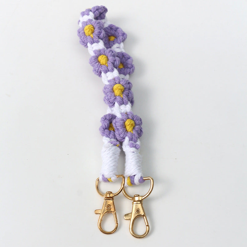 Floral Patterned Keychain